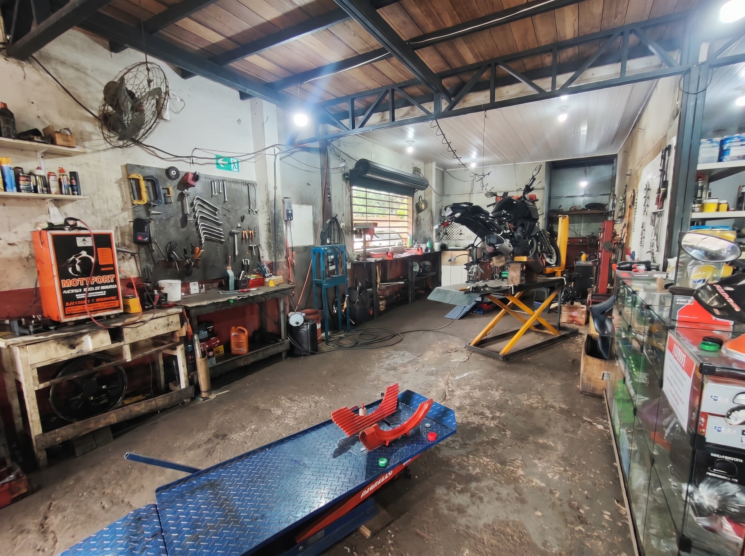 Motorcycle workshop